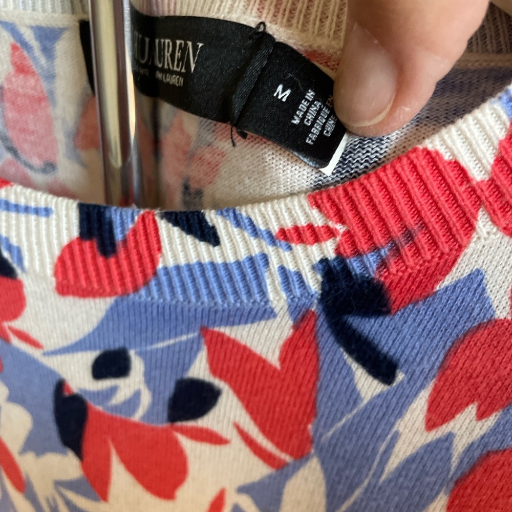 Ralph Lauren Black Label Graphic Print Short Sleeve Top - Picture 5 of 5